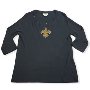 Distinct Fluer-de-lis blouse M
